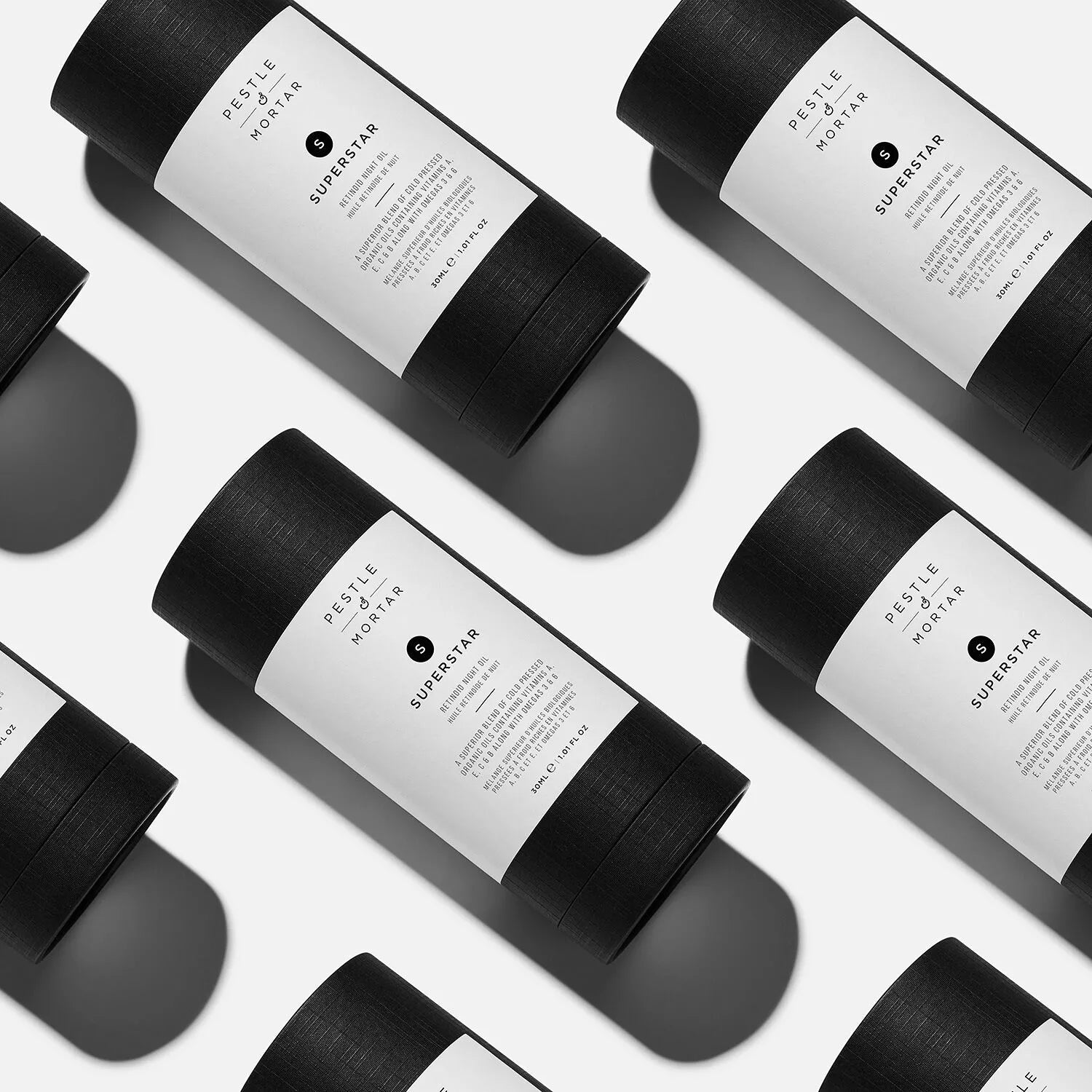 Best Retinoid Night Oil for Anti-Aging - Pestle & Mortar Superstar Facial Treatment for Wrinkles & Fine Lines | Perfect for Nighttime Skincare Routine & Dry Skin Hydration