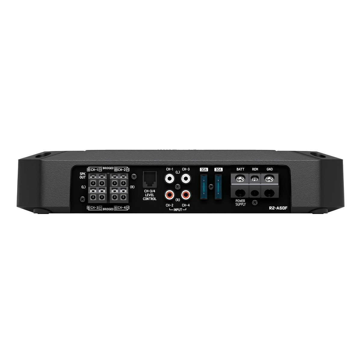 Alpine R2 A60F R Series 4 Channel Car Amplifier - High Power Audio System for Cars, Trucks & SUVs - Perfect for Upgrading Your Vehicle Sound System
