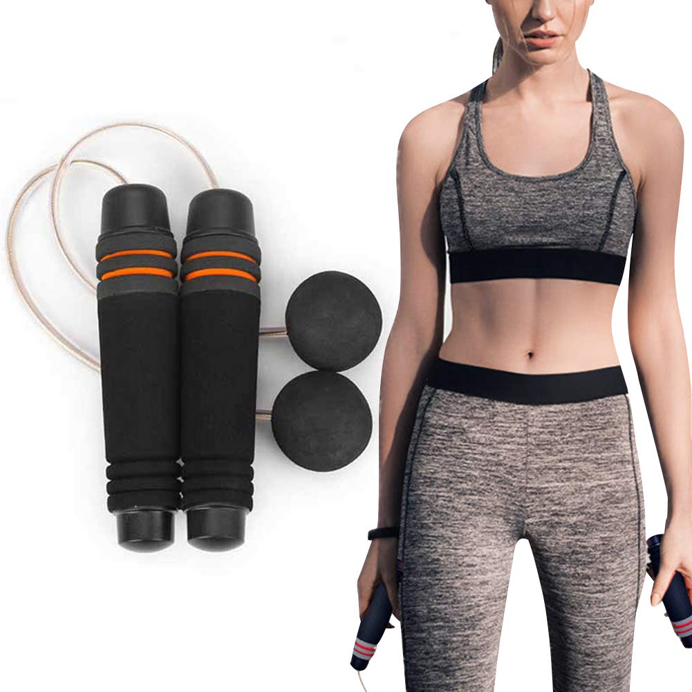 GLOA Adjustable Weighted Jump Rope - Cordless Skipping Rope for Fitness Training & Workouts | Perfect for Home Gym, Cardio Exercise & Weight Loss