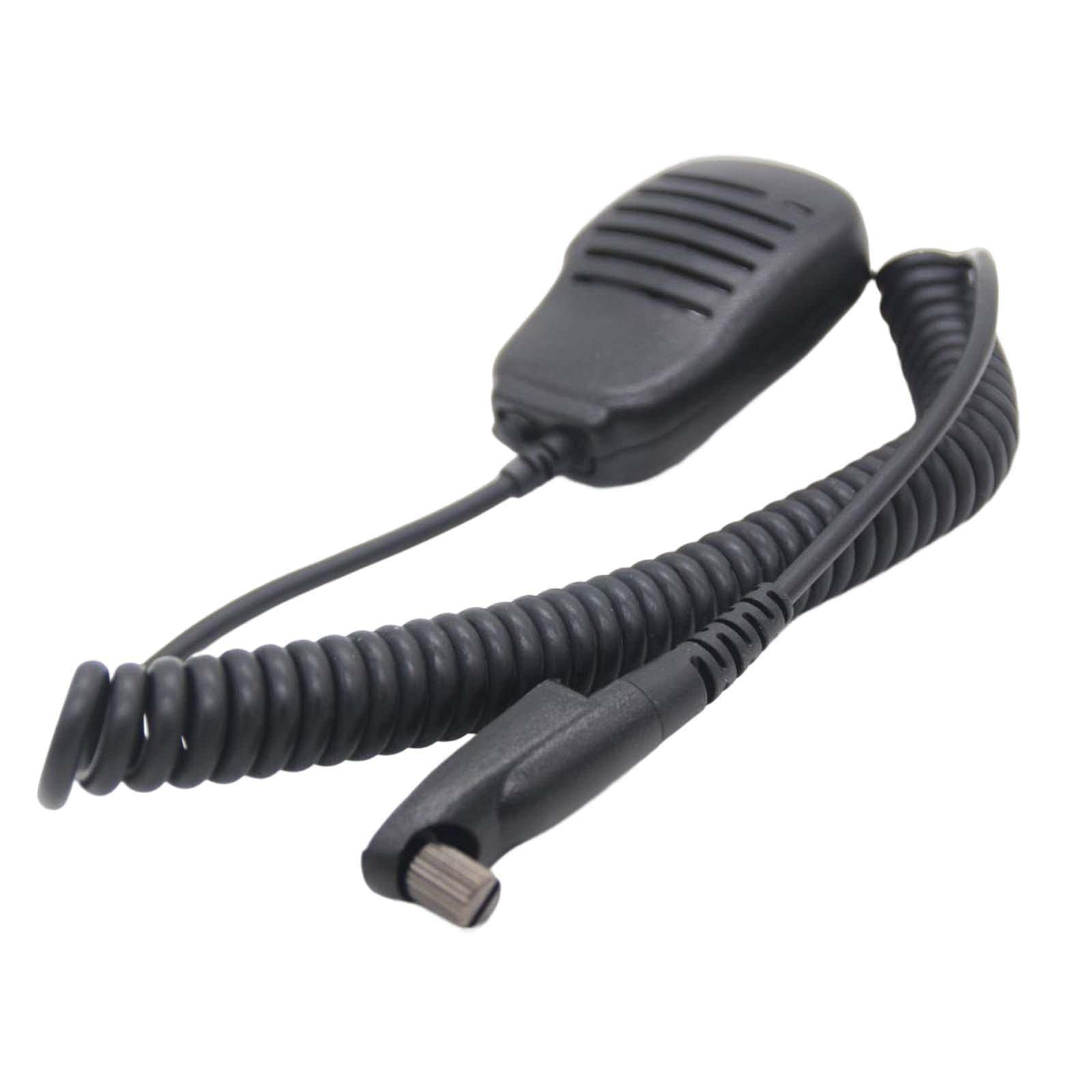 MERISHOPP Professional Handheld Speaker Microphone with Cable for GP328Plus - Durable Radio Communication Accessory for Walkie Talkies, Outdoor Adventures & Emergency Use
