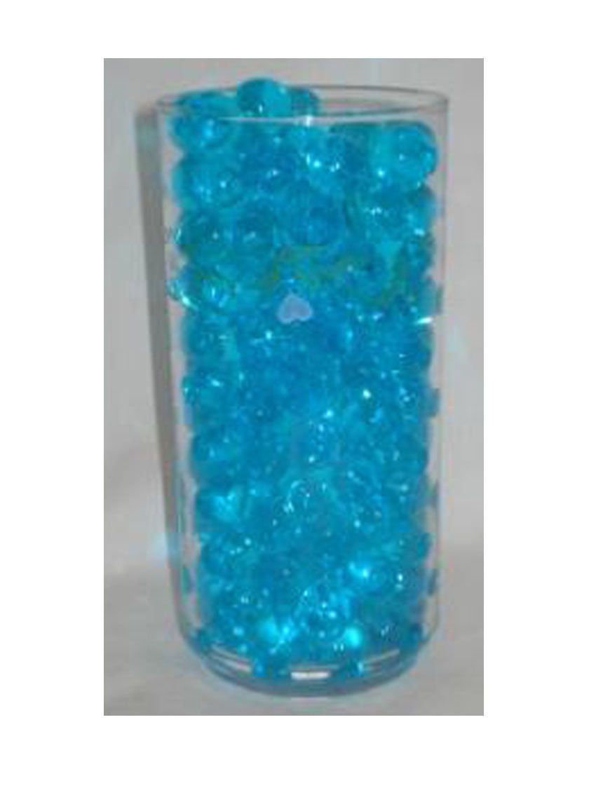 Premium 1 oz Water Crystal Deco Beads for DIY Scented Candles & Fragrance Diffusers - Peacock Blue | Home Decor, Wedding Centerpieces & Spa Relaxation