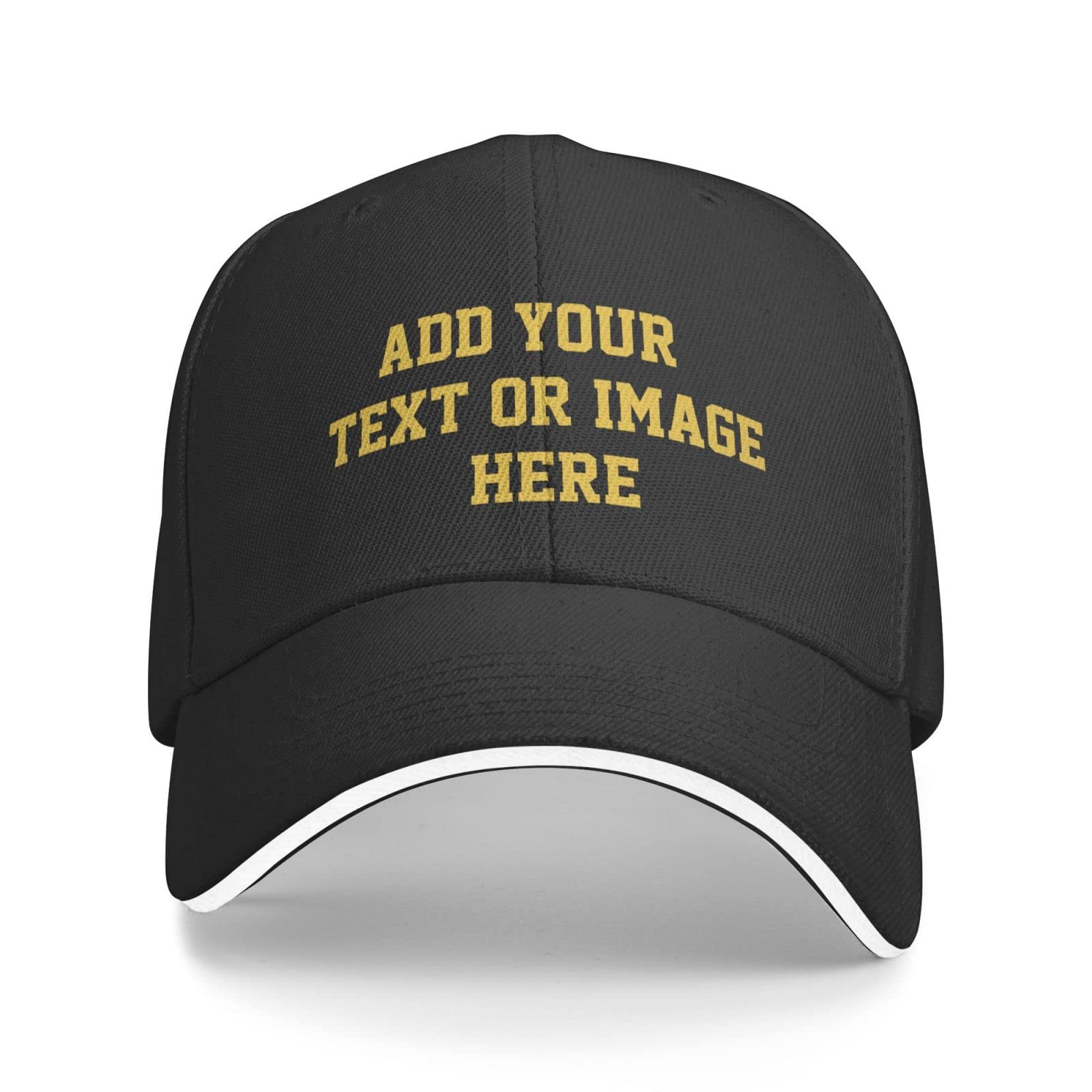 Custom Embroidered Baseball Caps - Add Photos, Logo, or Text for Personalized Hats for Men & Women - Adjustable Snapback & Fitted Styles - Perfect for Sports, Gifts, and Brand Promotions