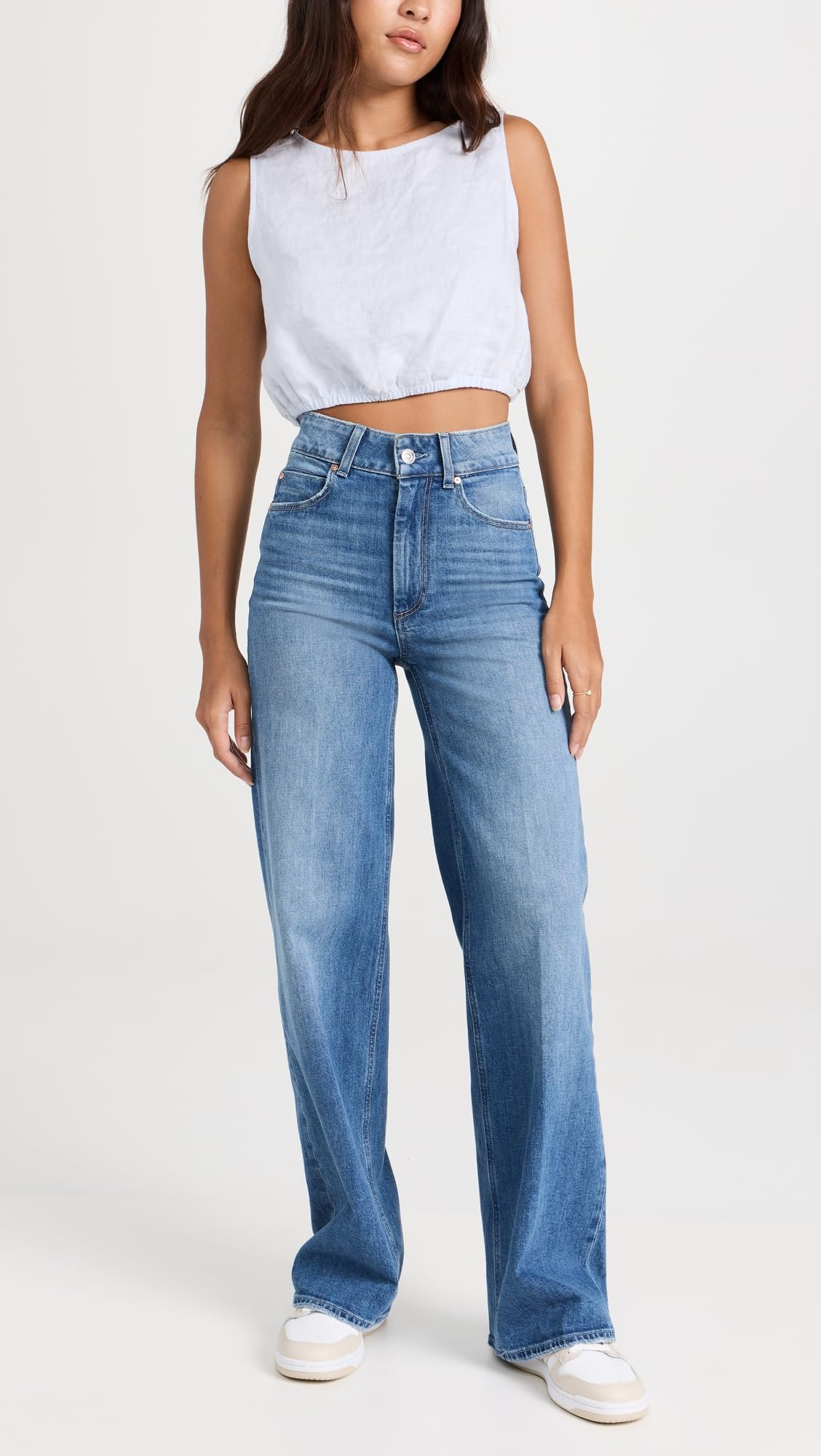 PAIGE Women's Sasha High Rise Skinny Jeans - Stretch Denim Pants for Casual Wear & Night Out