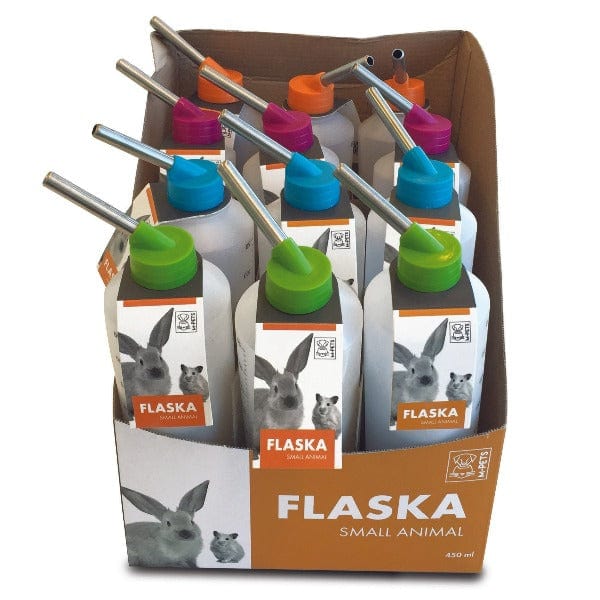 M PETS Flaska Leak-Proof Water Bottle for Dogs & Cats - Portable Pet Travel Bowl for Hiking, Walking, and Outdoor Adventures