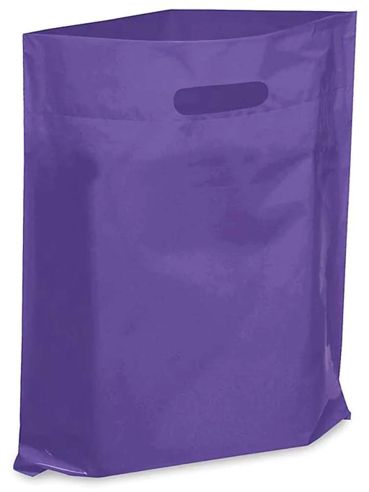 Premium 50-Pack Extra Thick 1.5mil Glossy Retail Merchandise Bags - 12