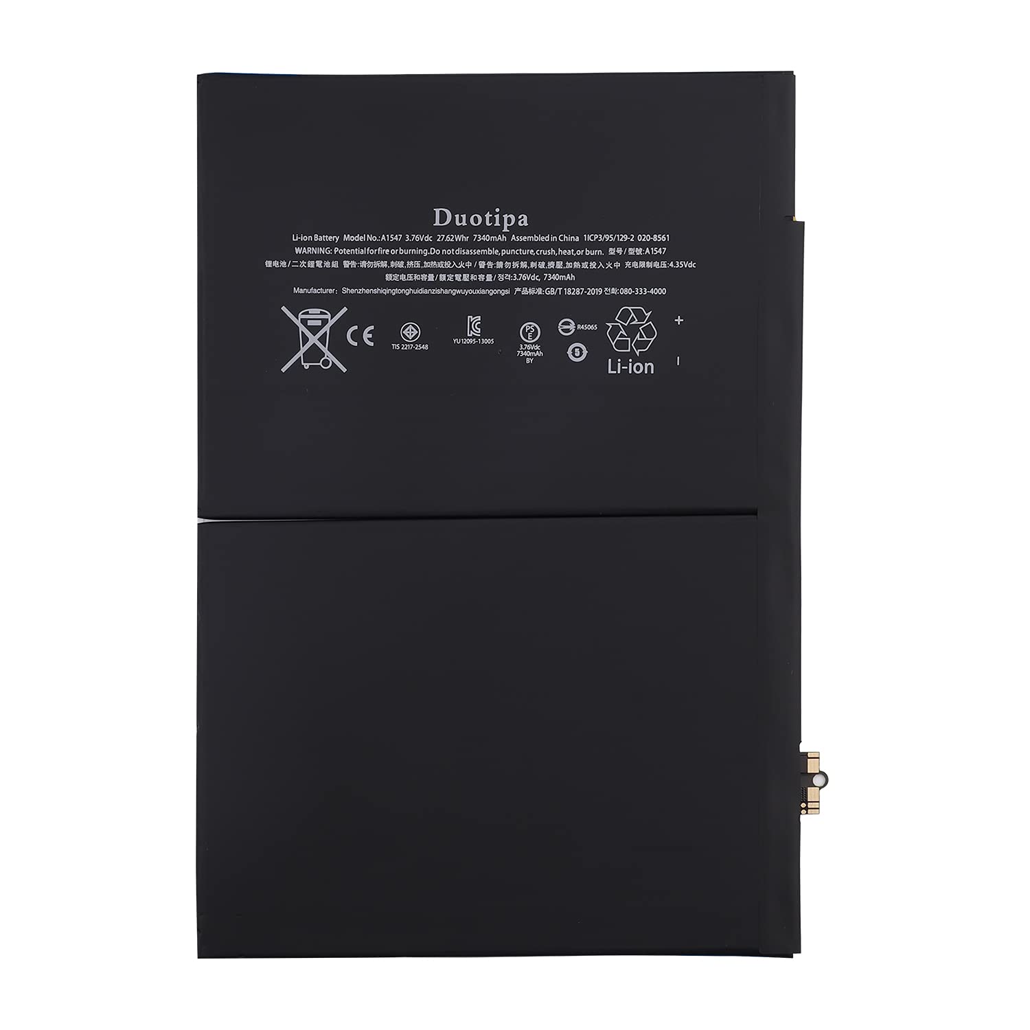 Original Title: Duotipa A1547 Compatible with Apple iPad Air 2/iPad 6 A1566 A1567 MGKL2LL/A MGL12LL/A with Repair Tool Kit   Optimized Title: **Duotipa A1547 Replacement Screen for Apple iPad Air 2 & iPad 6 (Model A1566/A1567/MGKL2LL/A/MGL12LL/A) - Full Repair Kit with Tools | DIY Fix for Cracked or Damaged Displays**