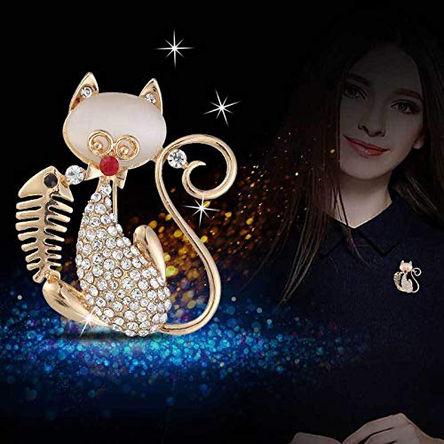 Stylish Animal Pet Brooch Pin for Women - Elegant Party Accessory for Dresses, Blouses & Jackets - Perfect for Weddings, Prom & Formal Events
