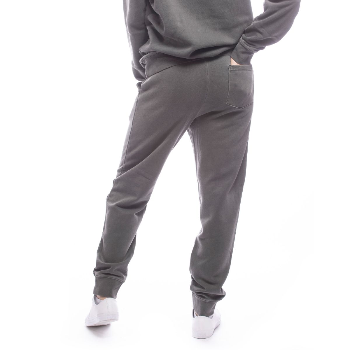 Eco-Friendly Upcycled Black Joggers for Men & Women - Comfortable Relaxed Fit Casual Pants for Lounge, Yoga, and Everyday Wear