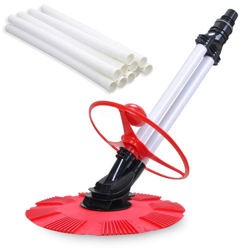 Automatic Swimming Pool Cleaner for Inground & Above Ground Pools - Wall-Climbing Suction Side Vacuum with 10ft Hose | Ideal for Home, Hotel & Resort Pool Maintenance