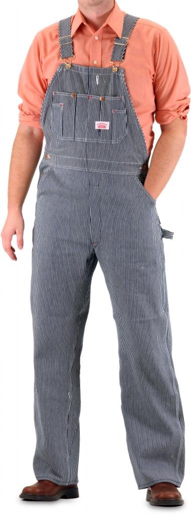 Round House Men's Overalls - Durable Denim Bib Overalls for Work & Casual Wear - Perfect for Farming, Construction & Outdoor Activities