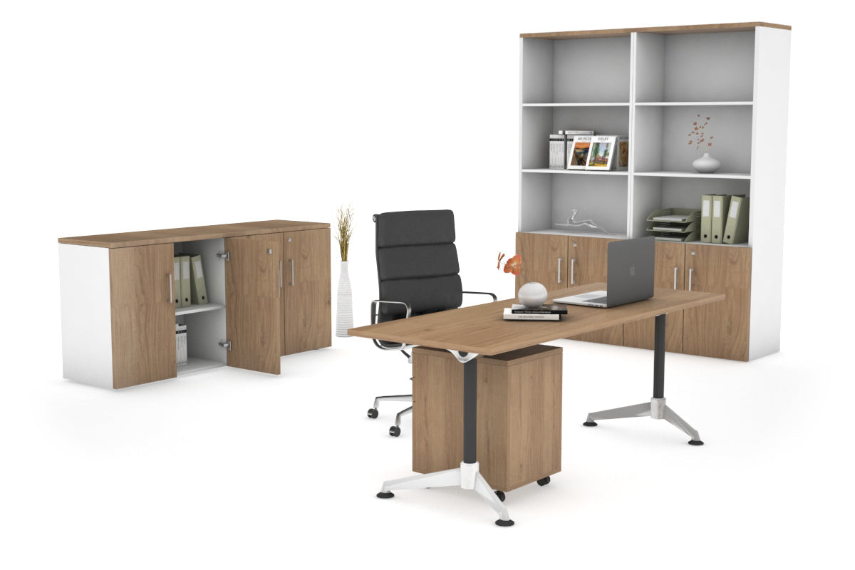 Premium Executive Office Desk - 1600L x 700W Blackjack Style - Perfect for Home Office, Corporate Workspace & Modern Business Environments