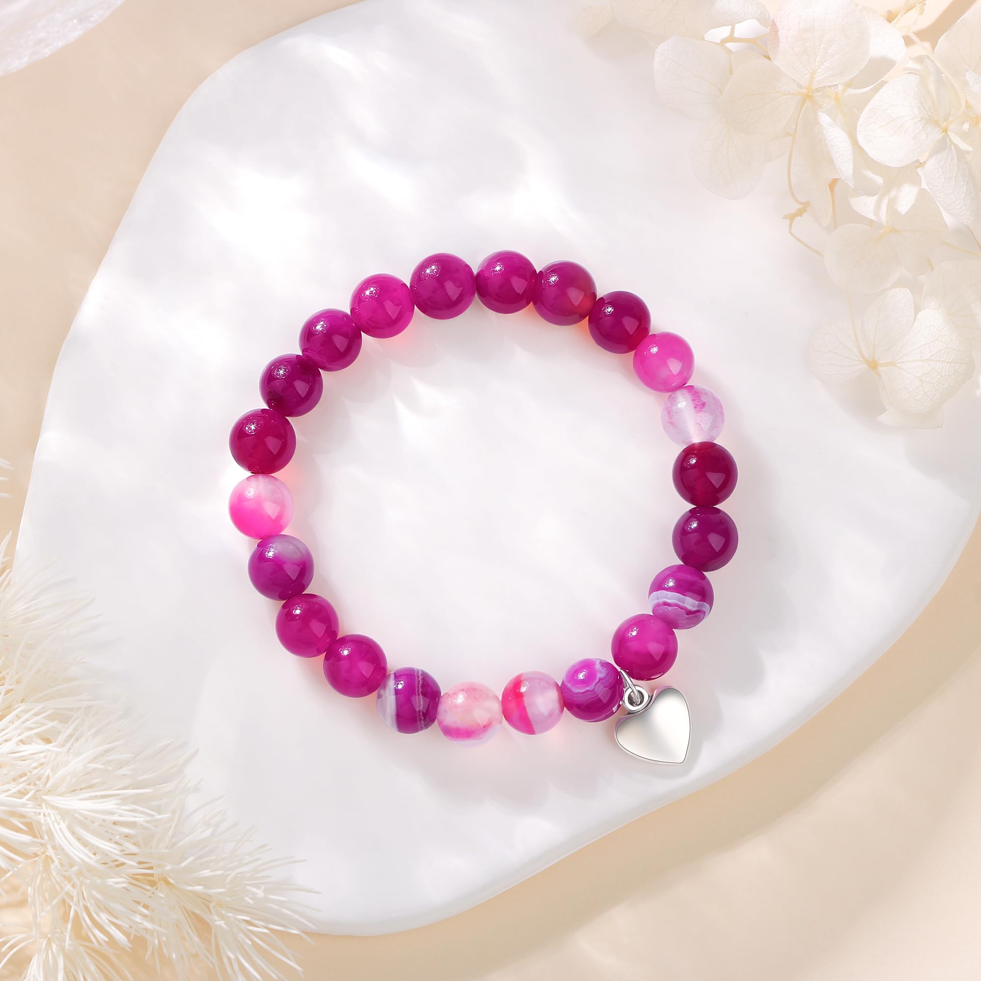 JoycuFF Natural Stone Bracelet - Elegant Birthday Gifts for Women & Girls (Ages 13-80) | Handmade Jewelry for Birthdays, Anniversaries & Special Occasions | Perfect for Daily Wear, Parties & Gift Giving