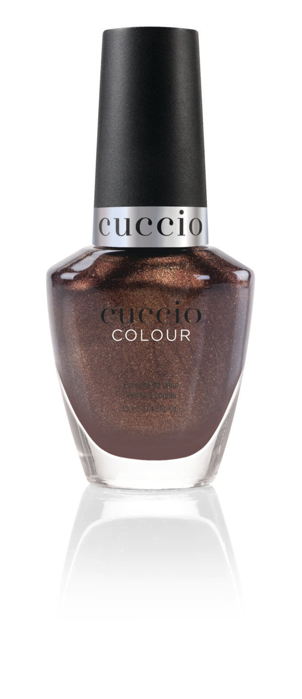 Cuccio Brownie Points Nail Polish - 0.43 fl oz Long Lasting Vegan Nail Color - Perfect for Manicures, Pedicures & Nail Art Designs
