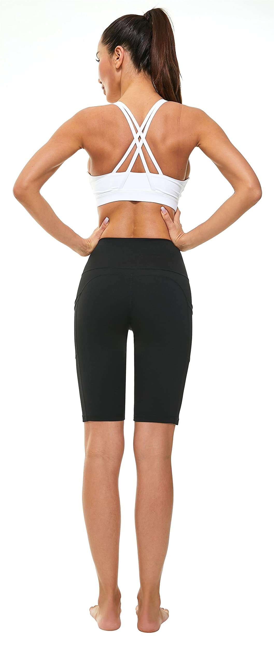 Munvot Women's High-Waisted Tummy Control Yoga Shorts - Breathable Workout Shorts for Running, Gym & Fitness | Perfect for Yoga, Pilates & Active Lifestyle