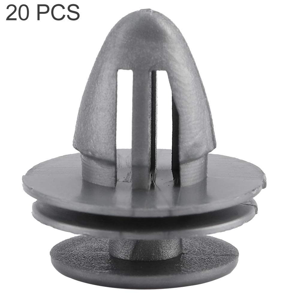 KIMISS 10pcs Universal Plastic Car Door Panel Clips - Bumper Trim Fastener Rivet Kit for Honda Del Sol | Durable Auto Body Repair Accessories for Secure Fit & Easy Installation