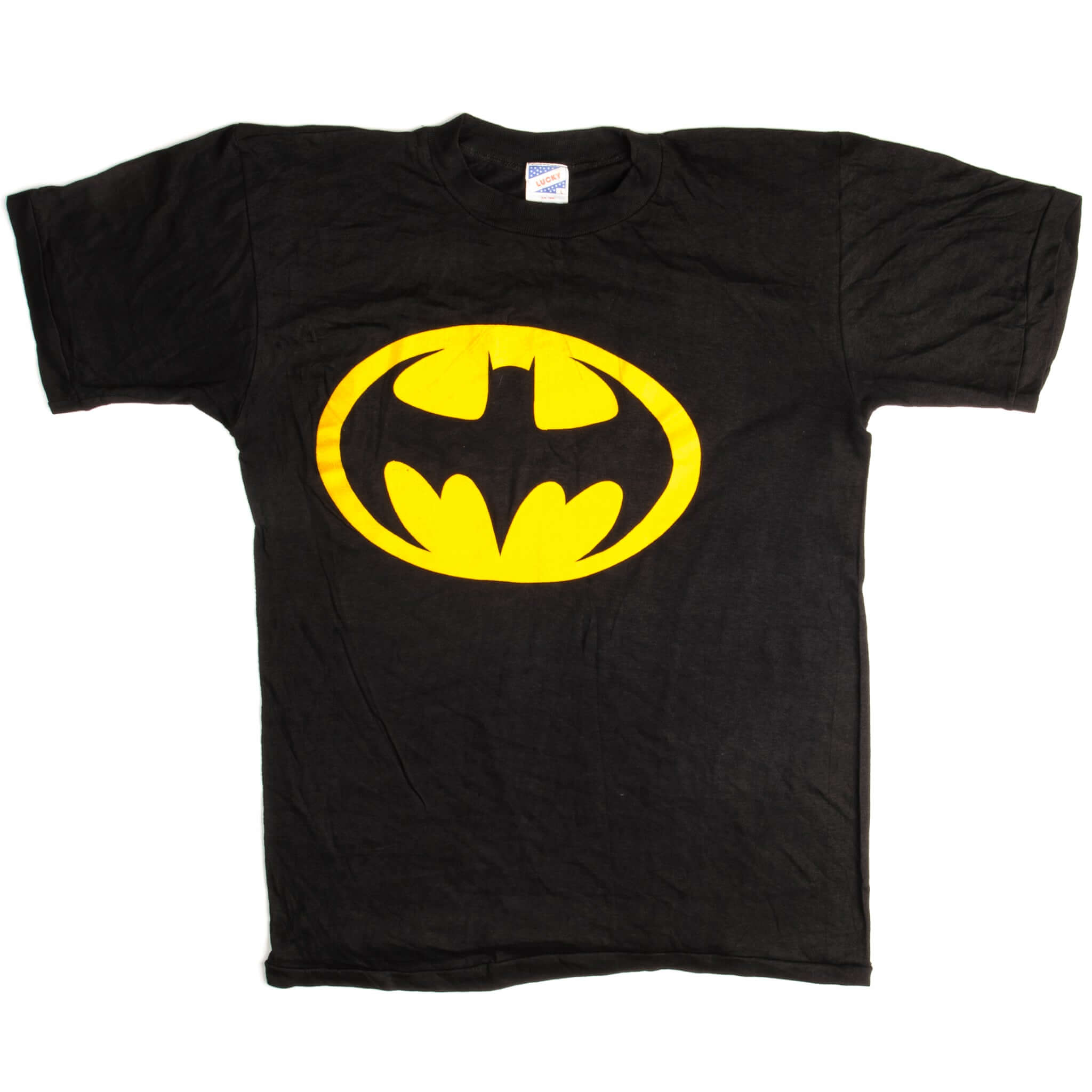 Vintage Bootleg Batman Graphic T-Shirt 1990s Retro Style - Medium Size for Men - Perfect for Casual Wear, Cosplay & Comic Con Events