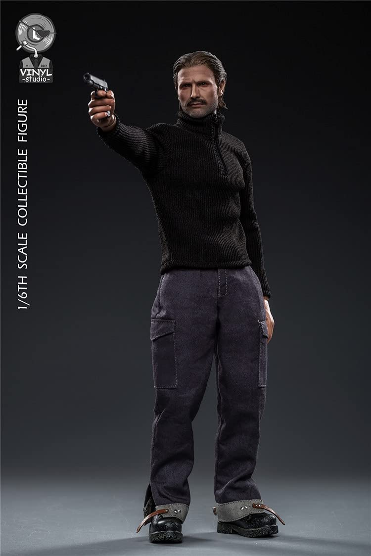 1/6 Scale Vinyl Male Omen Black Caesar Collectible Action Figure - Perfect for Display, Photography, and Anime Collectors