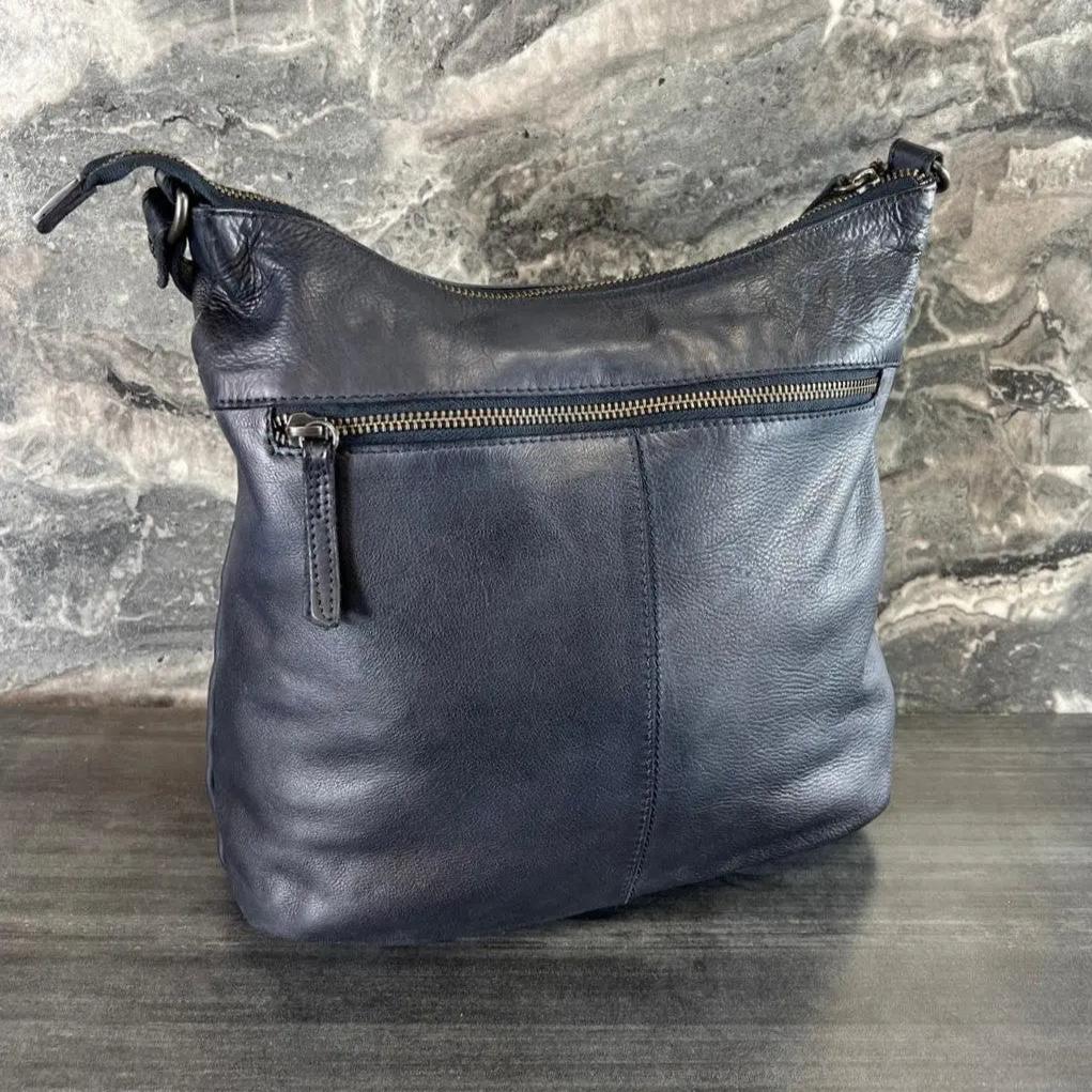 MET Floral Stitch Leather Tote Bag for Women - Adjustable Shoulder Strap, Spacious Handbag for Work, Travel & Daily Use