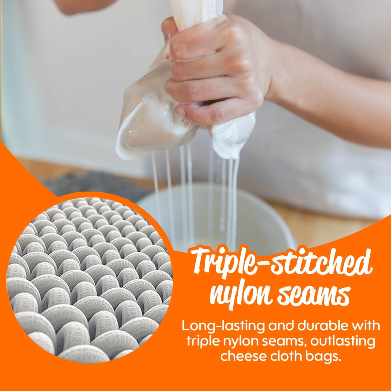 Premium Nut Milk Bag Set of 3 - 12