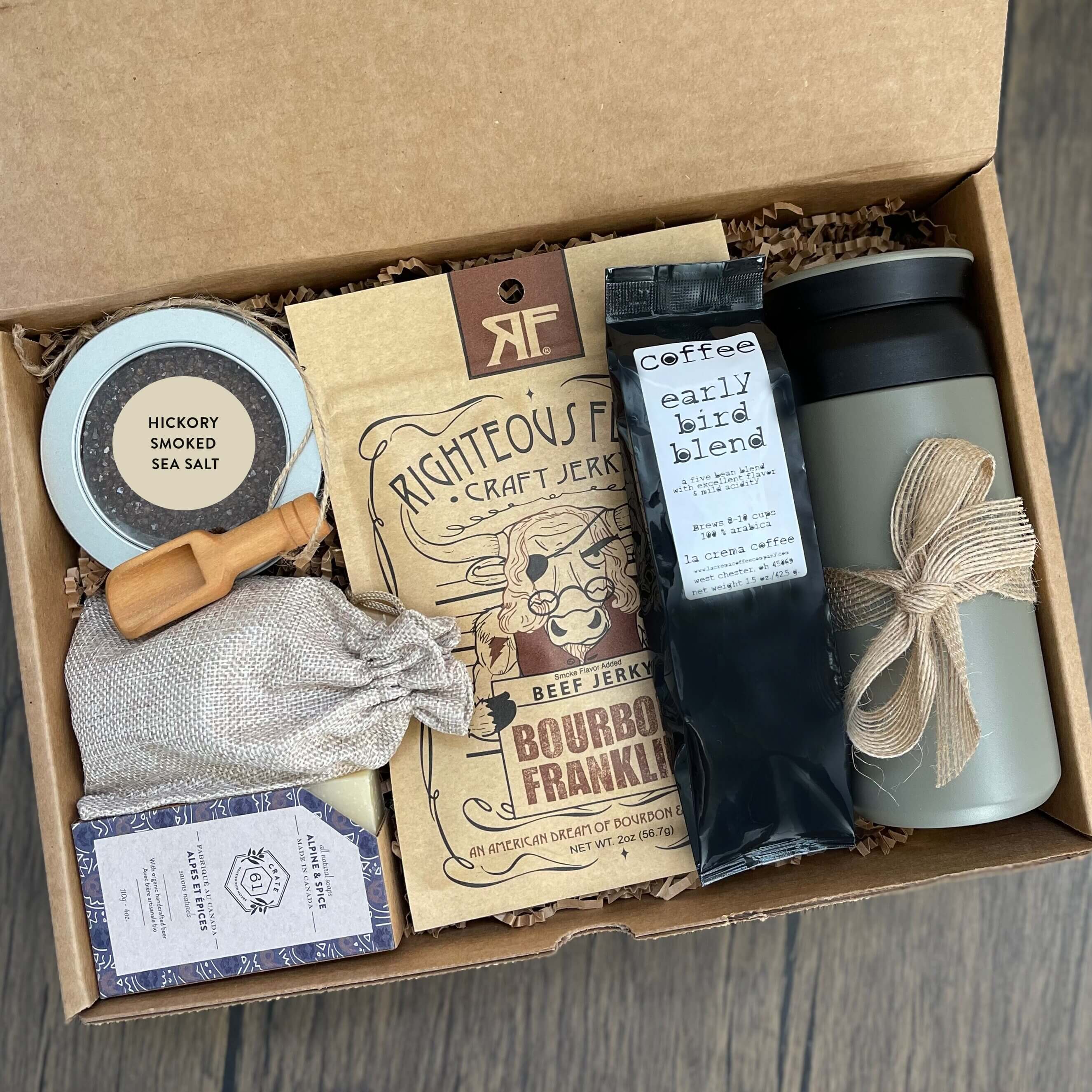 Personalized Coffee Lovers Gift Box Set for Men - Hygge Inspired Coffee Gift Set for Birthday, Anniversary & Holidays | Perfect for Home, Office & Coffee Enthusiasts