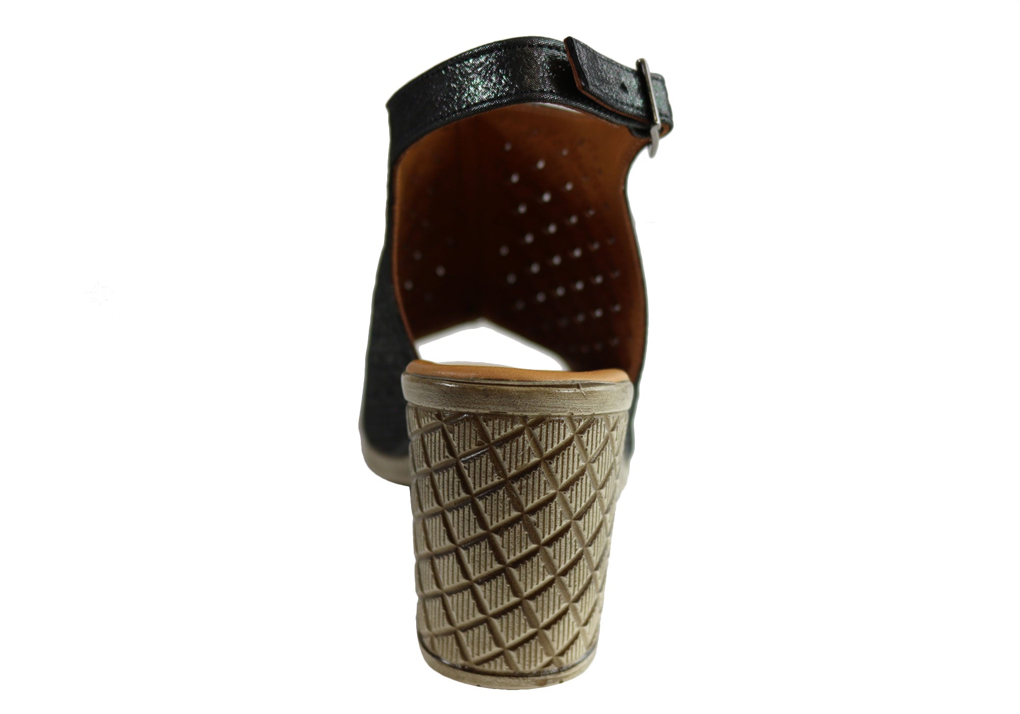 Orizonte Hana Women's Comfortable Mid Heel Sandals - Genuine European Leather - Perfect for Office, Wedding & Summer Outfits