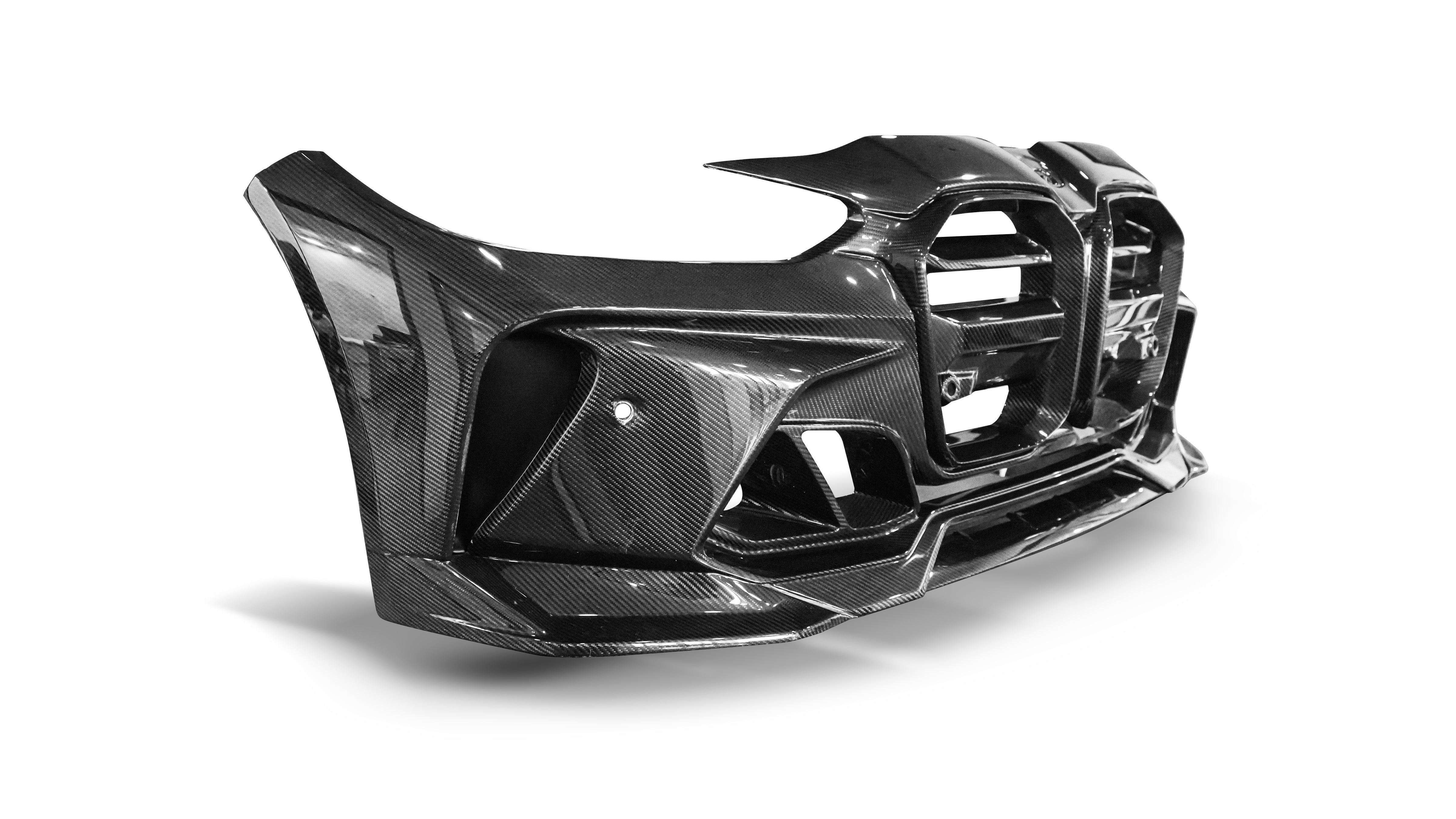 GTS V BMW G8X M3 M4 Carbon Fiber Front Bumper - V Style™ Aero Upgrade for Enhanced Performance & Style | Perfect for Track Days & Street Racing