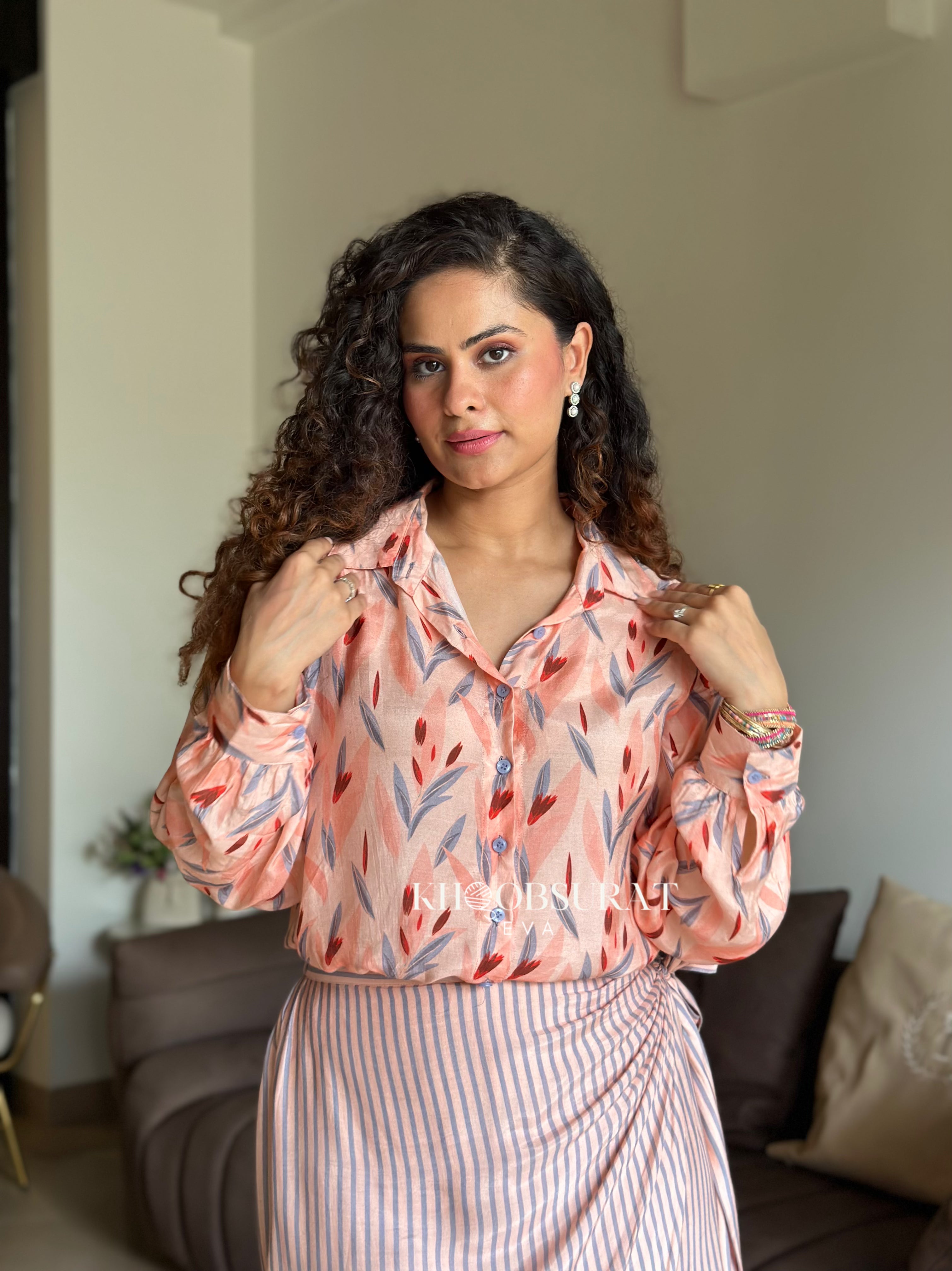 Stylish Indo-Western Coord Set for Women | Trendy Ethnic Fusion Outfit | Perfect for Parties, Weddings & Festive Occasions