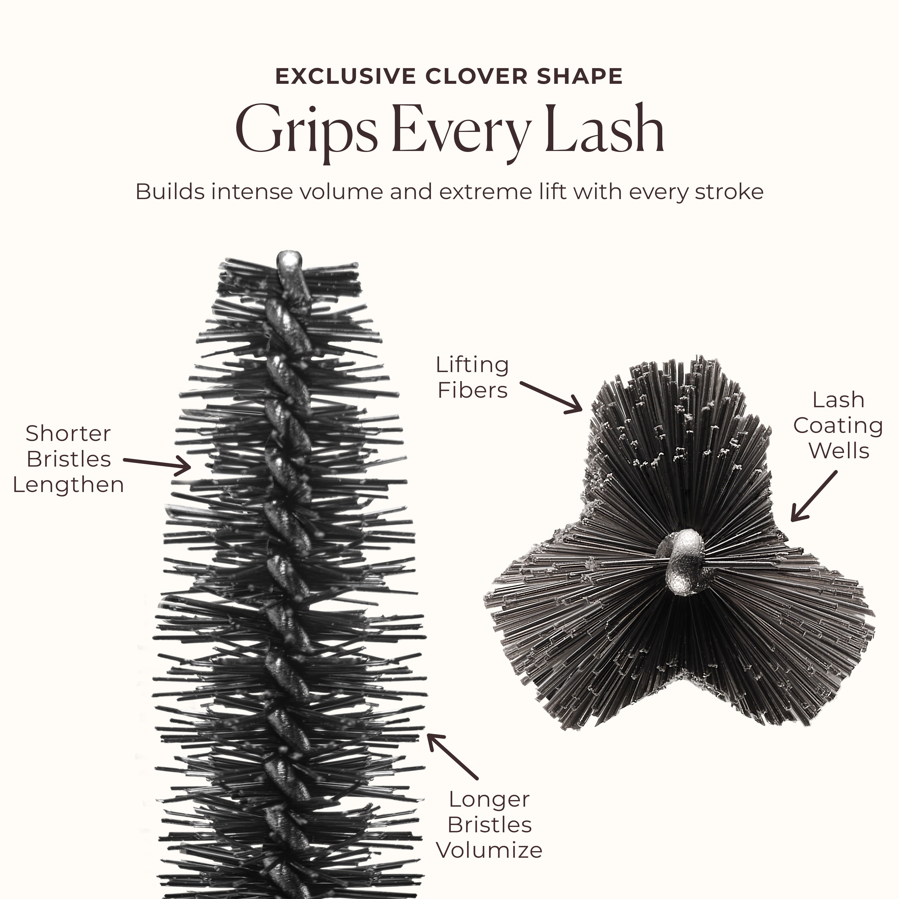 Luxury Volumizing & Lengthening Waterproof Mascara with Caviar Extract - Perfect for Long-Lasting, Bold Lashes Day & Night