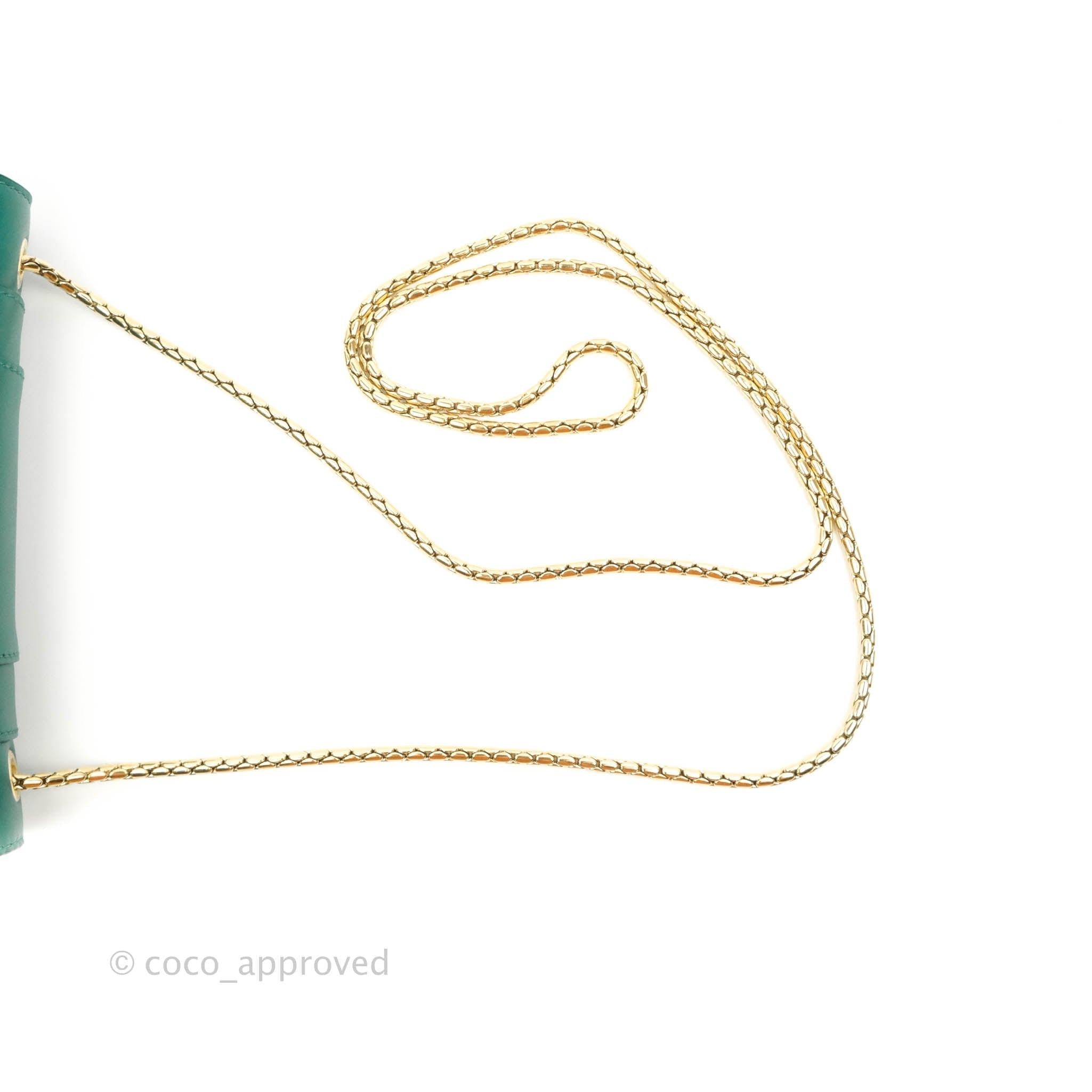 Bvlgari Serpenti Forever Small Crossbody Bag in Emerald Green with Gold Hardware | Luxury Designer Shoulder Purse for Women | Perfect for Evening Parties, Date Nights & Special Occasions