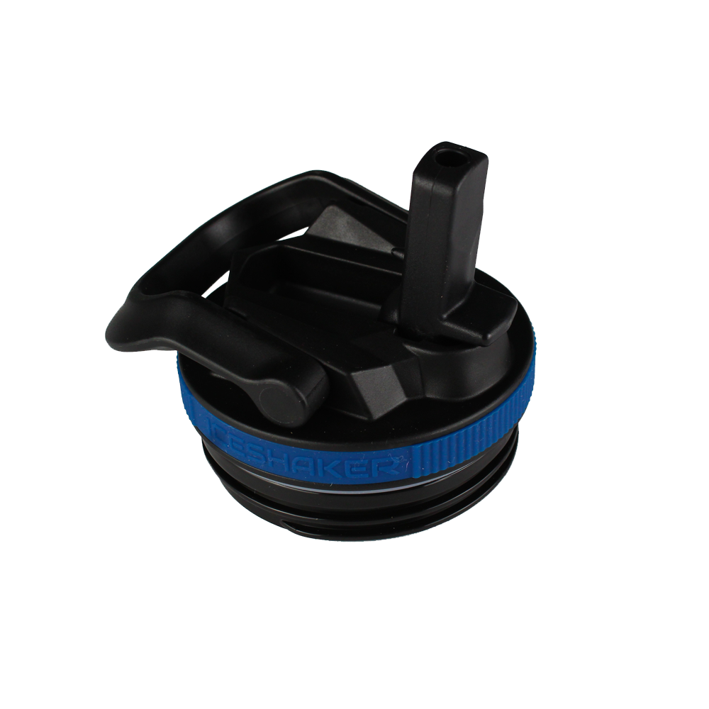 Black Lid with Navy Band