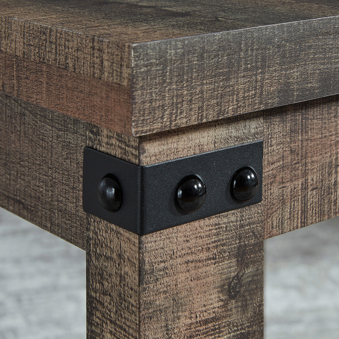 Hollum End Table - Modern Nightstand with Storage Shelf, Small Side Table for Living Room, Bedroom, Office - Perfect for Holding Lamps, Books, and Decor