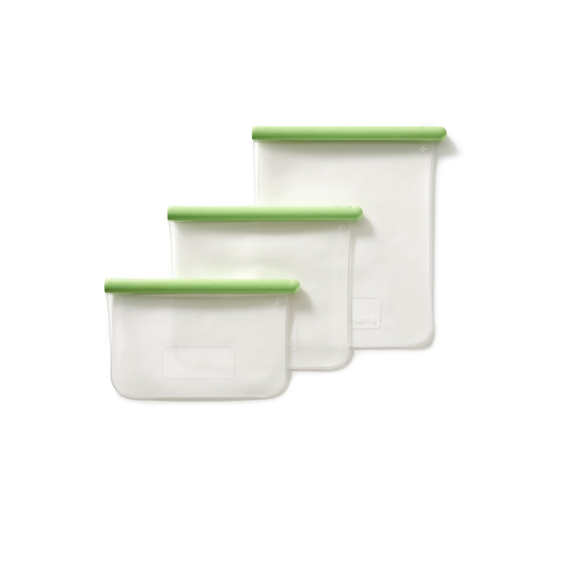 3-Pack Reusable Flat Storage Bags - Eco-Friendly Food Bags for Snacks, Sandwiches & Meal Prep | BPA-Free, Leak-Proof & Washable