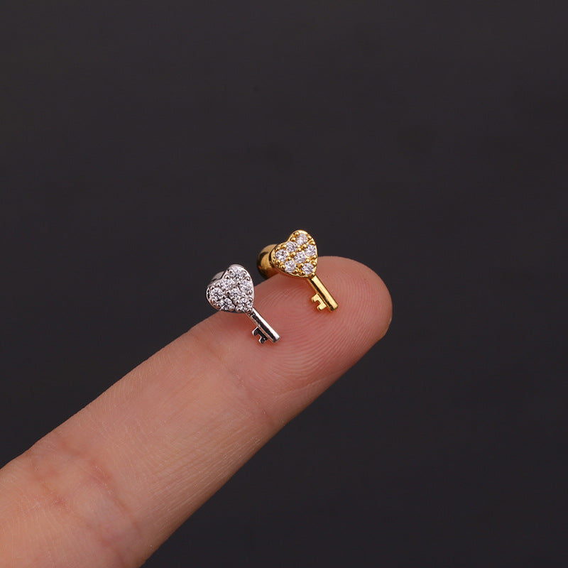 16G Cartilage Tiny Stud Earrings - Dainty Flower Stud Earrings for Women | Perfect for Daily Wear, Parties & Gifts | HSPJ256