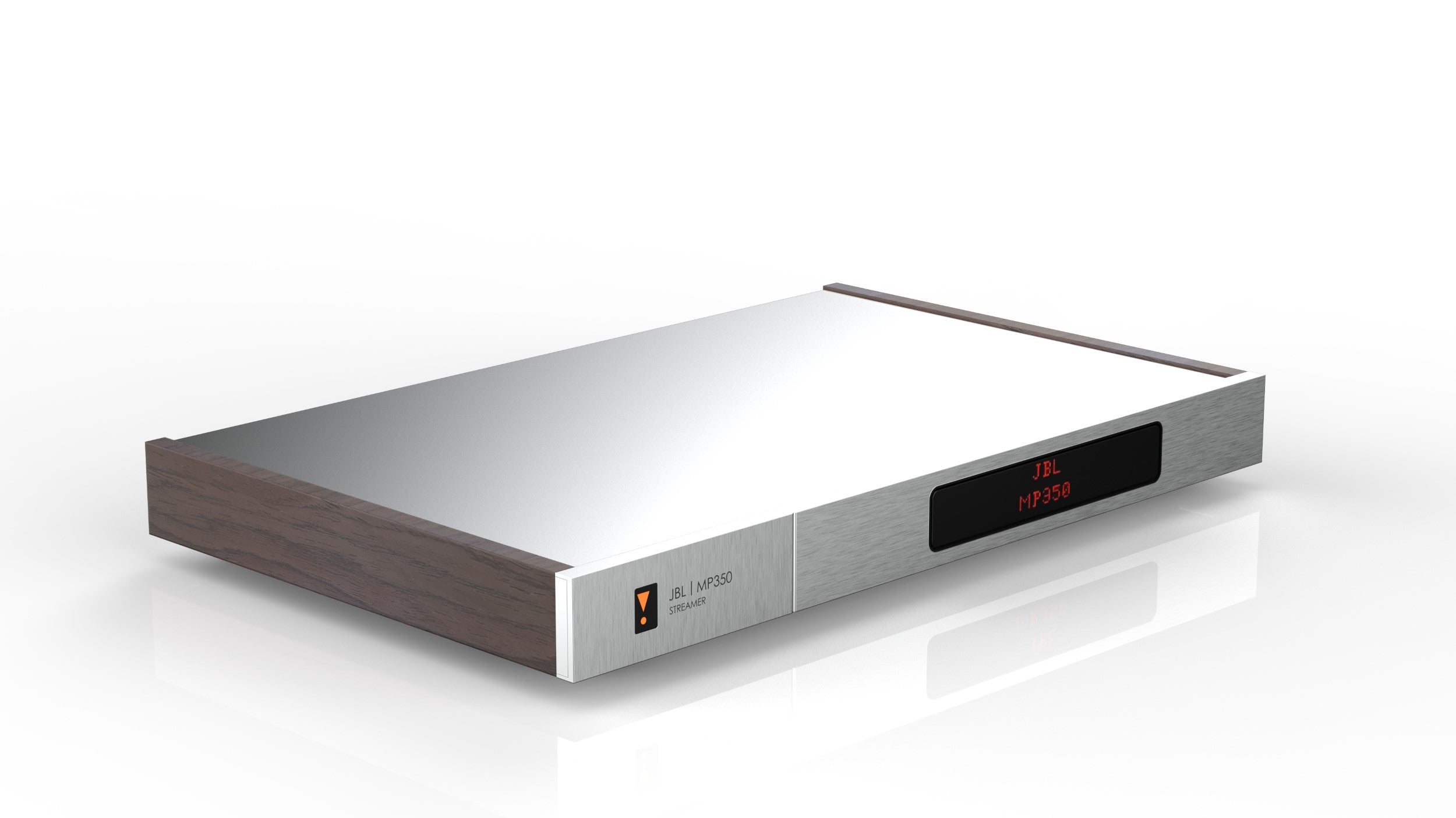 JBL MP350 Classic Wireless Streaming Music Player with Bluetooth - Premium Walnut Finish for Home, Office, and Party Use