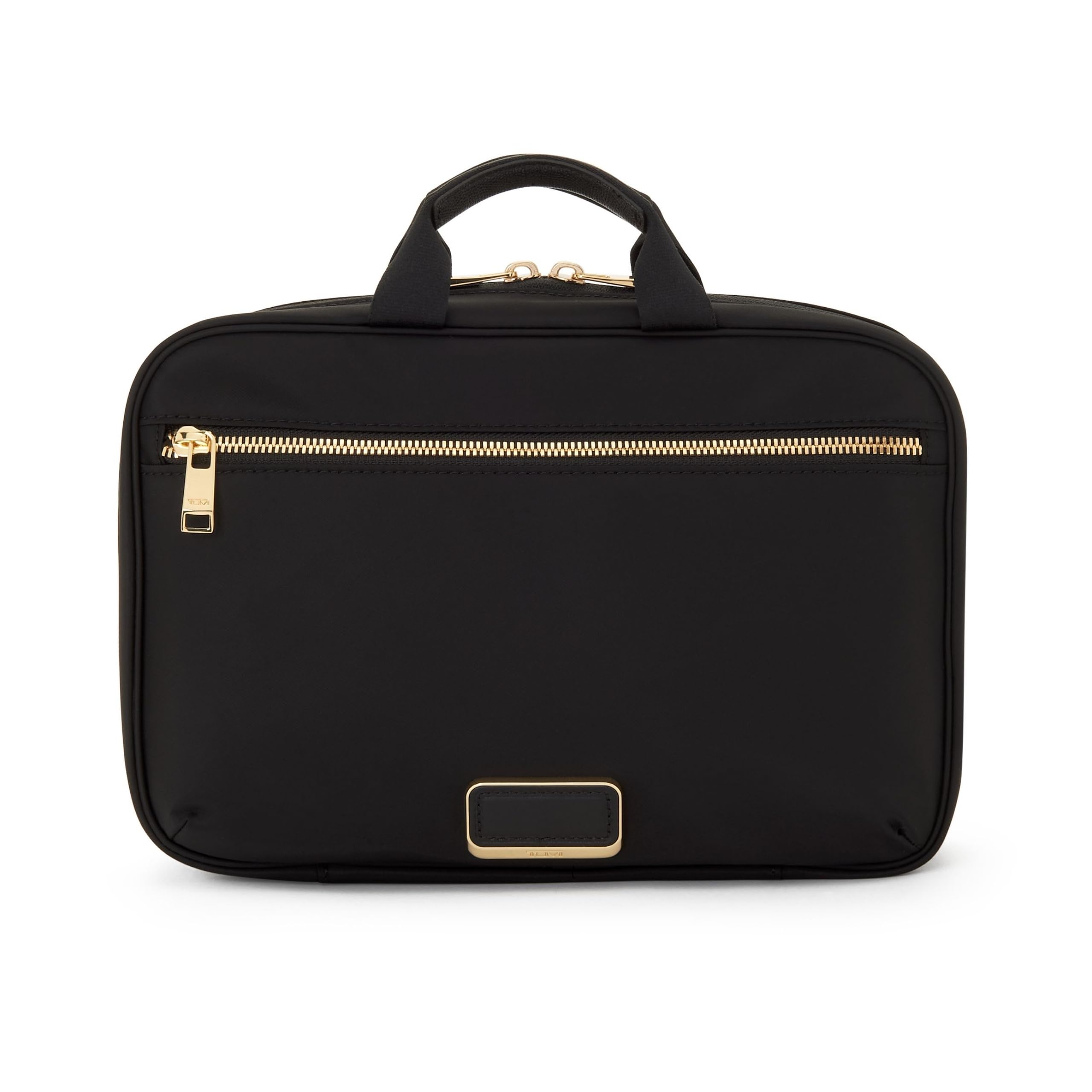 TUMI Voyageur Madeline Cosmetic Bag for Women - Lightweight Travel Makeup Organizer with Zip Pockets & Metal Hanger - Perfect for Airplane Carry-on, Gym Essentials, and Daily Beauty Storage