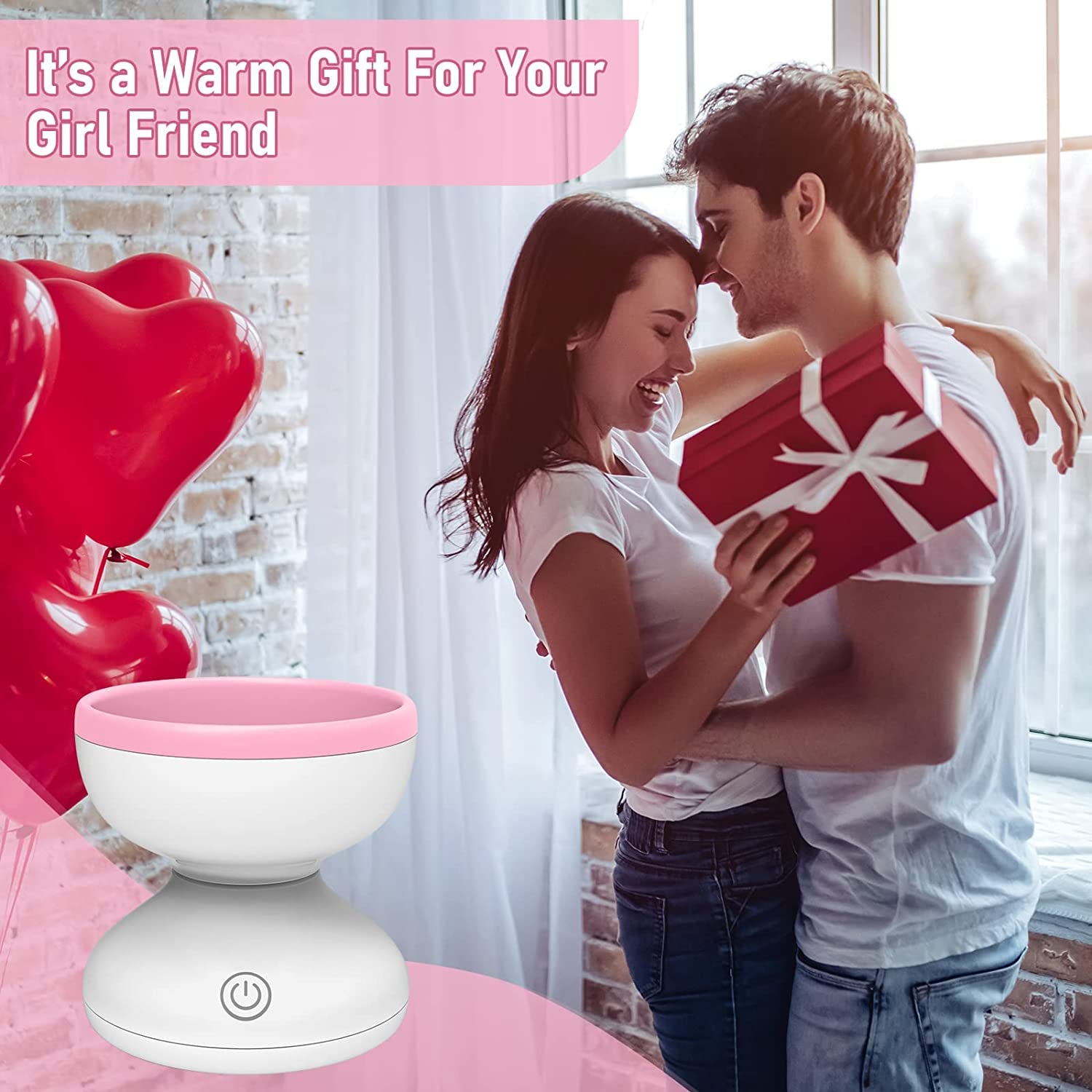 Electric Makeup Brush Cleaner Machine - Automatic Spinner for All Size Brushes | Latest Design Painting & Cosmetic Brush Washer | Perfect Mother's Day Gift | Use for Home Salon, Travel & Professional Makeup Kit Organization