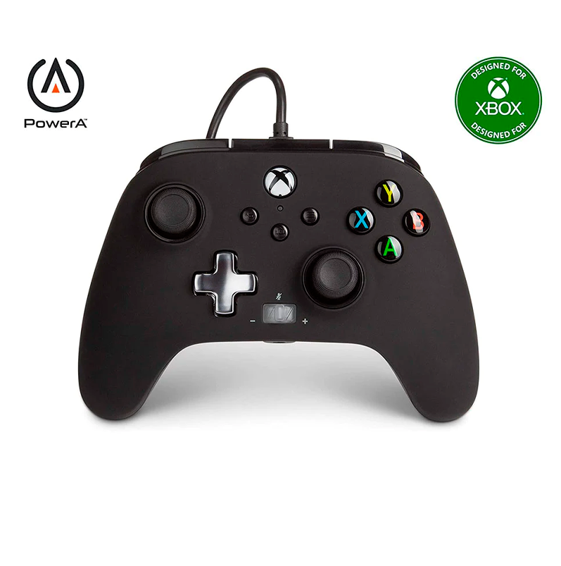 PowerA Wired Controller for Xbox Series X|S & Xbox One - Black | Enhanced Gaming Experience for Xbox Consoles