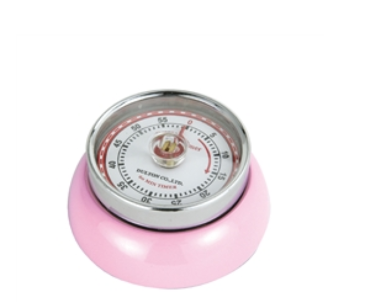 Vintage Mechanical Kitchen Timer - 60 Minute Countdown Clock for Baking, Cooking & Classroom - Perfect for Home, Restaurant & School Use