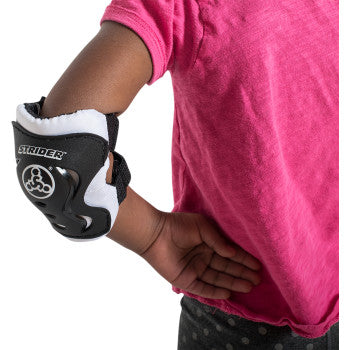 Strider Youth Elbow & Knee Pads Set - Protective Gear for Kids Biking, Skateboarding & Scooter Riding - Adjustable Safety Pads for Active Children