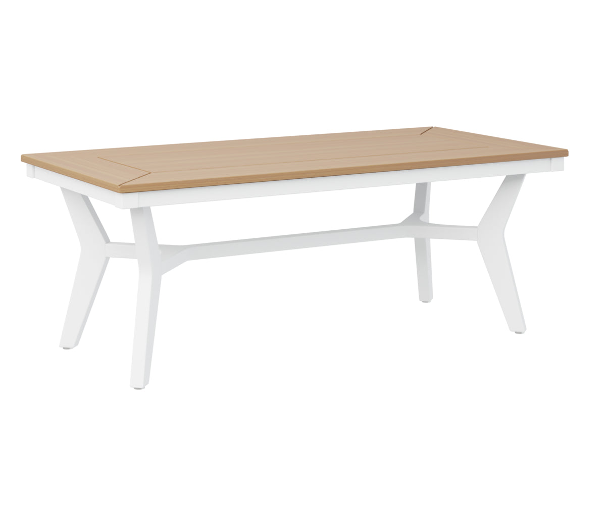 Natural Teak on White