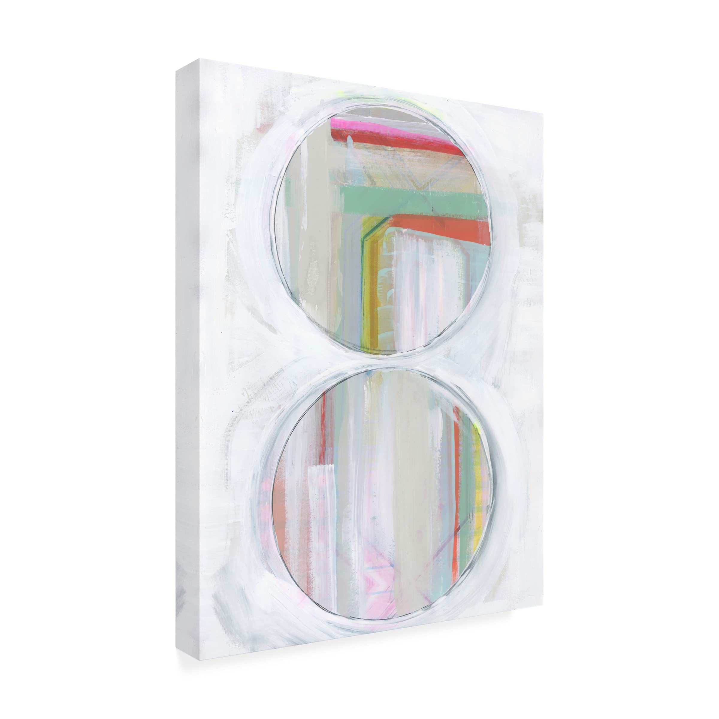 Bellissimo Art 'Art in Whites V' Canvas Wall Art - 35x47 Inches, Modern Home Decor for Living Room, Bedroom & Office | Trademark Fine Art Collection