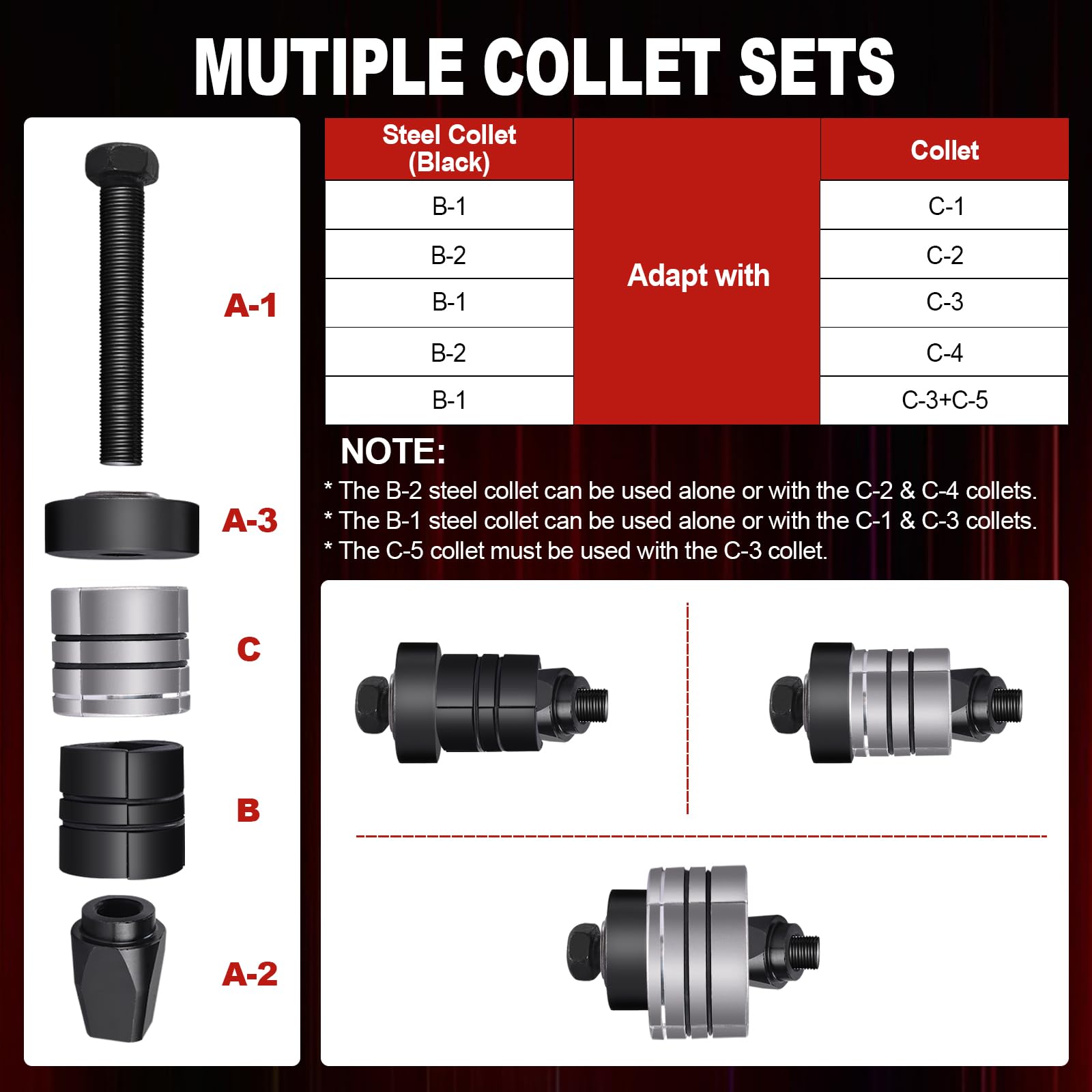 28mm Exhaust Pipe Expander Stretcher Tool Kit (1-5/8