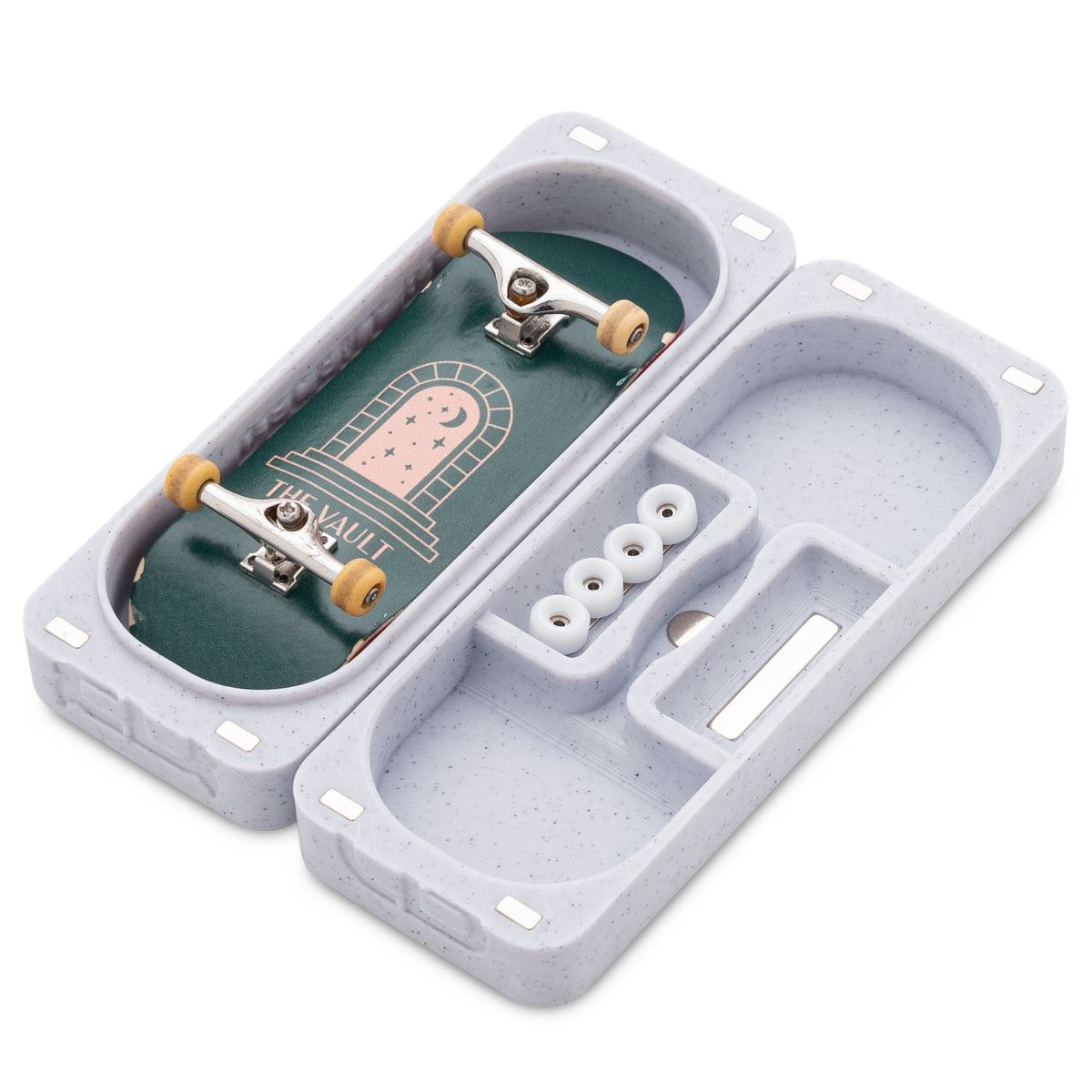 Premium Fingerboard Coffin Case - Durable Skateboard Miniature Storage Box for Tech Decks & Fingerboards - Perfect for Collectors, Skaters & Office Desk Decor