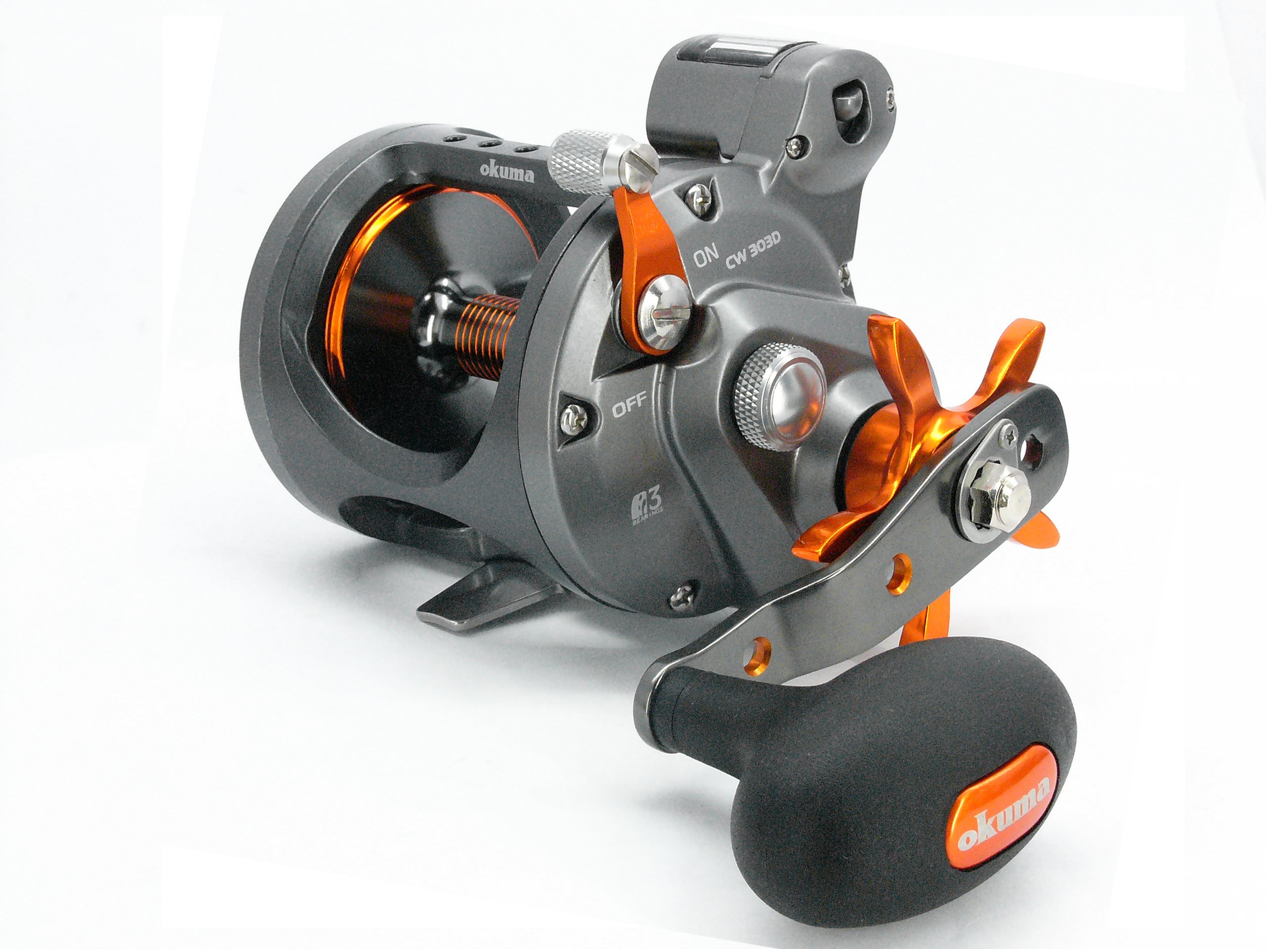 Okuma Cold Water Linecounter Trolling Reel - Precision Saltwater Fishing Reel for Deep Sea & Ice Fishing | Durable, Smooth Drag System for Salmon, Trout & Walleye