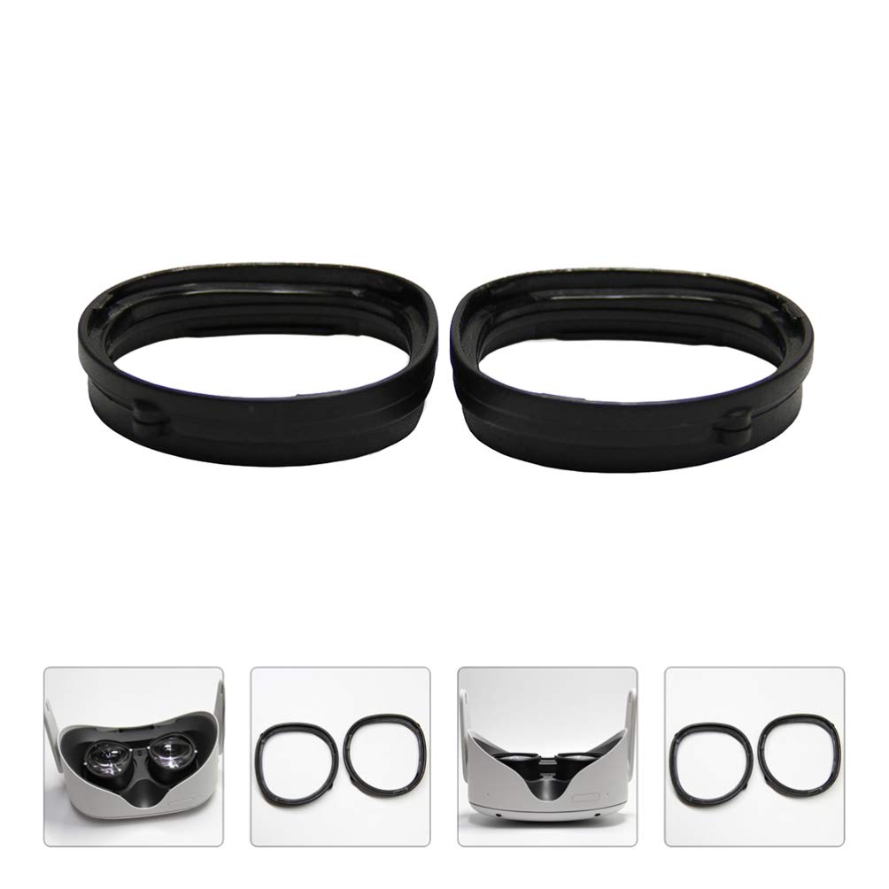 Hemobllo 2-Pack Magnetic Lens Protector Frames - Anti-Scratch VR Headset Lens Covers Compatible with Oculus Rift - Perfect for Gaming, VR Training & Virtual Reality Experiences