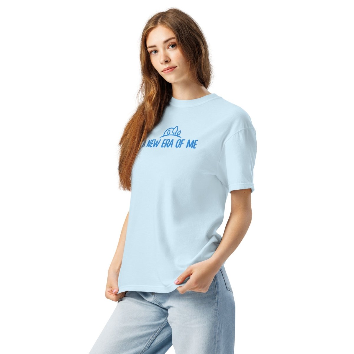 Embroidered Garment-Dyed Heavyweight T-Shirt for Men & Women | Premium Cotton Vintage Style Tee | Perfect for Casual Wear, Street Fashion & Everyday Outfits