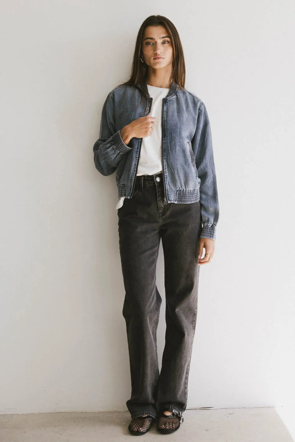 Hali Tencel Bomber Jacket - Lightweight Eco-Friendly Women's Outerwear for Spring & Fall | Perfect for Casual Wear, Travel & Outdoor Activities