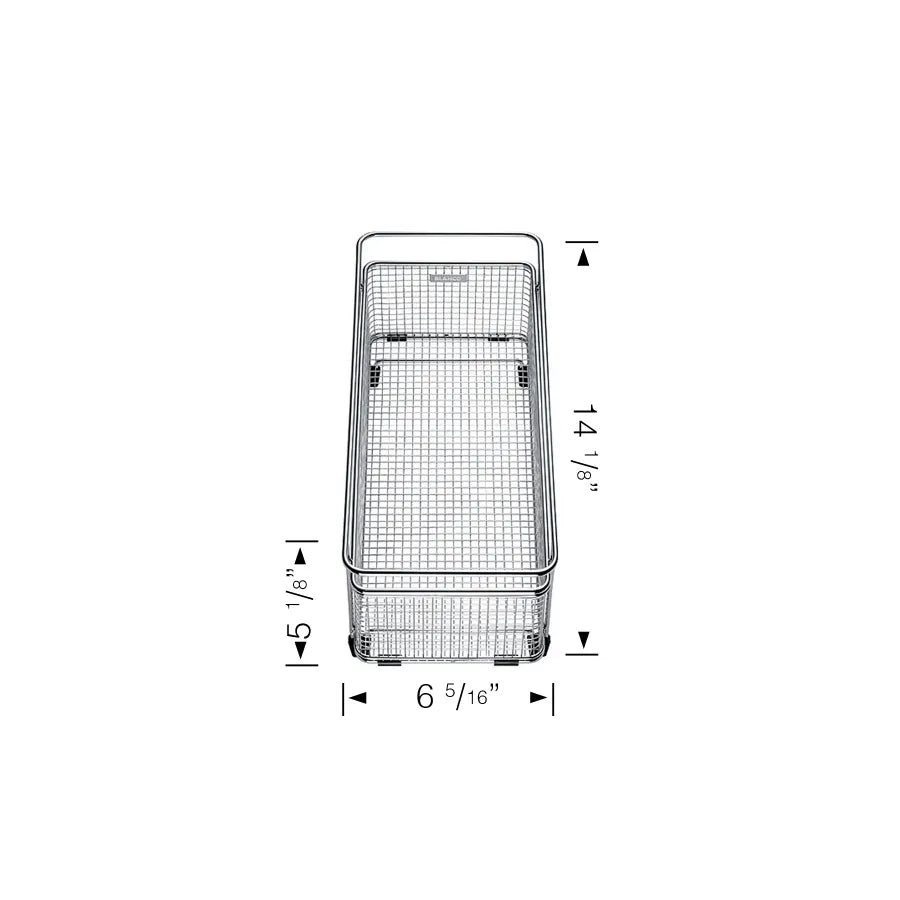 Premium Blanco Precis Stainless Steel Mesh Basket 406399 - Durable Kitchen Colander for Pasta, Vegetables & Fruits - Ideal for Cooking, Draining & Washing Produce