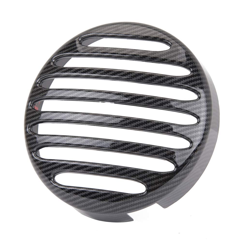 H-ONDA Rebel CMX500 CMX300 Motorcycle Headlight Cover Grill Protector - Carbon Fiber Look (2017-2022) - Durable Front Light Protection for Street Riding & Night Commutes