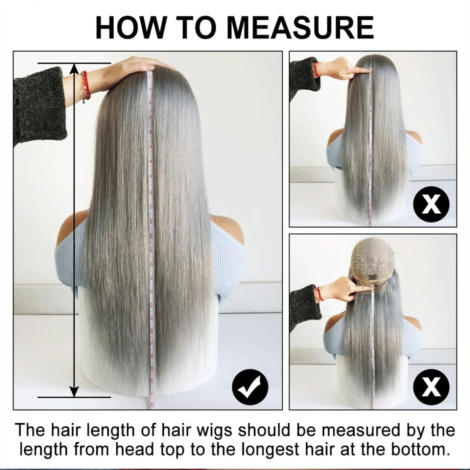 Grey Silver Lace Front Wigs Human Hair - 200% Density Body Wave 13x4 UHD Transparent Pre Plucked Glueless Wig - 613 Blonde Remy Virgin Hair for Black Women (20 Inch) - Perfect for Cosplay, Parties & Daily Wear